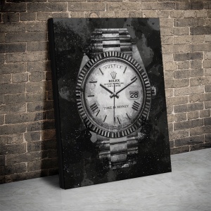 Tablou Canvas Inspirațional - Greyscale Rolex - Img 3