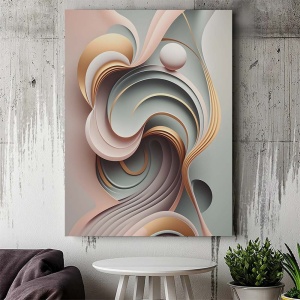 Tablou Canvas Modern Abstract - 3D imaginary ballance