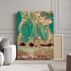 Tablou Canvas Modern Abstract - Underwater oily mix