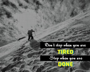 Tablou Canvas Motivational - Don't Stop - Img 3