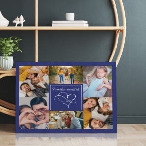 Tablou Canvas Personalizat - Familia noastra, colaj 6 poze - Img 2