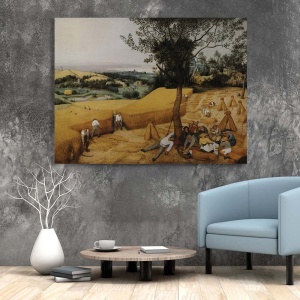 Tablou Canvas "The Harvesters" - Recolta de grâu - Img 2