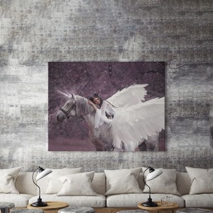 Tablou Canvas Winged Horse - Img 3