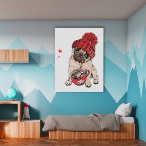 Tablou Copii - Lovely Pug 2