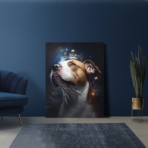 Tablou Dog with star crown - Img 3