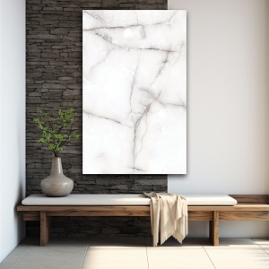 Tablou Marmura - Simple White Marble (002) - Img 3