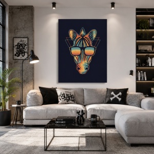 Tablou Modern art zebra