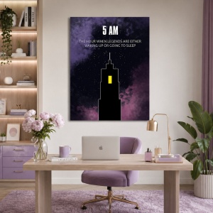 Tablou Motivational - 5 Am (English)