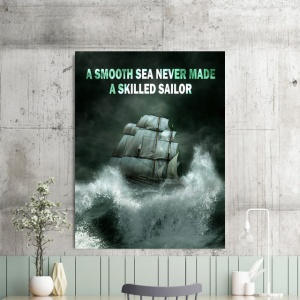 Tablou Motivational - A Smooth Sea - Img 2