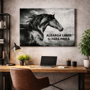 Tablou Motivational - Alearga Liber