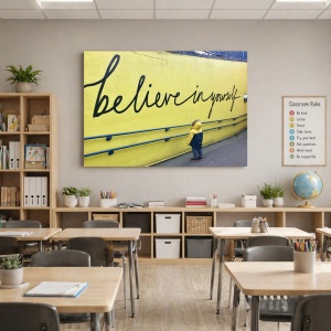 Tablou Motivational - Believe In Yourself (Kid)