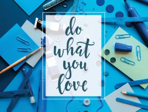 Tablou Motivational - Do What You Love (Blue) - Img 3
