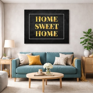Tablou Motivational - Home sweet home
