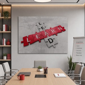 Tablou Motivational - Lead, Learn