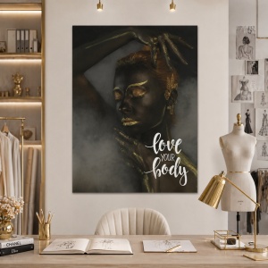Tablou Motivational - Love Your Body