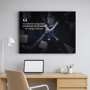 Tablou Motivational - Lucrul In Echipa