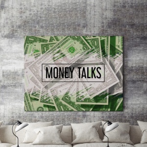 Tablou Motivational - Money Talks - Img 3
