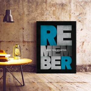 Tablou Motivational - Remember (big text) - Img 4