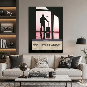 Tablou Motivational - Start Anew
