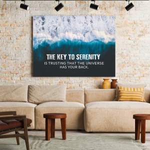 Tablou Motivational - The Key To Serenity - Img 2