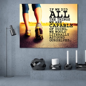 Tablou Motivational - Things we are capable of - Img 4