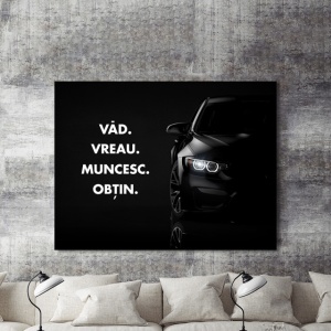 Tablou Motivational - Vad, Muncesc, Obtin - Img 2
