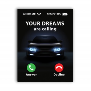 Tablou Motivational - Your Dreams are Calling 2