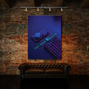 Tablou Office - Blue Desk Items - Img 3