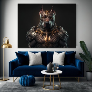 Tablou Warrior dog - Img 2