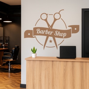 Barbershop (scissors and ribbon)