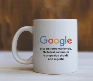 Cana Cu Mesaj - Google Este Femeie