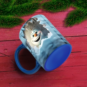 Cana De Craciun - Funny Olaf Peeking Through Ice