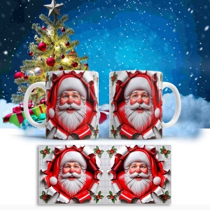 Cana De Craciun - Realistic Joyful Santa - Img 3