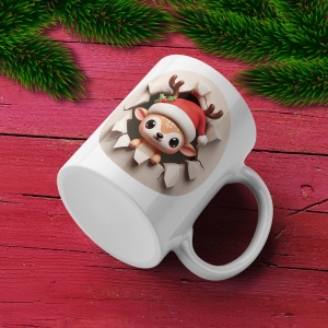 Cana De Craciun - Small Reindeer Staring