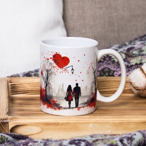 Cana Valentine's Day - Indragostiti (efect de pictura)