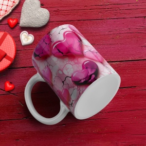 Cana Valentine's Day - Pink Marble Hearts