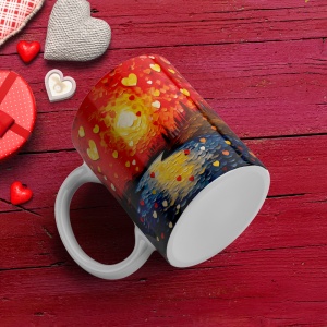 Cana Valentine's Day - Van Gogh Hearts Landscape