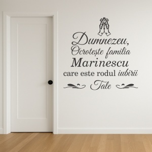 Dumnezeu ocroteste aceasta familie - personalizat - Img 3