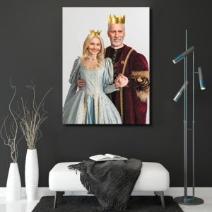 Portret Personalizat Cu Poza Ta - Cuplu Regal - Img 4