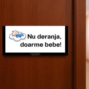 Semn de Ușă Personalizat – Mesaje amuzante interschimbabile - Img 2