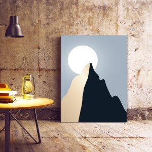 Set Tablouri Canvas - Solitary Mountain Peak - Img 5