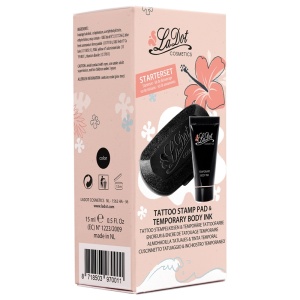 Starterset tatuaje temporare LaDot Cosmetics (tușieră + tuș) - Img 4