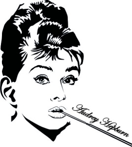 Sticker De Perete Audrey Hepburn - Img 2
