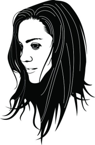 Sticker De Perete Beautiful Girl Face - Img 2