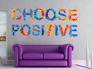 Sticker De Perete Choose Positive - Img 3