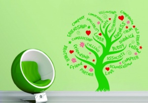 Sticker De Perete Copacul Prieteniei