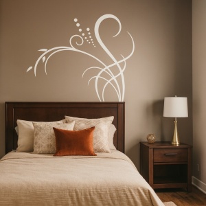 Sticker de Perete Dotted Vines Swirl