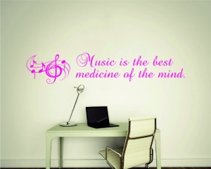 Sticker De Perete Music Is The Best Medicine - Img 5