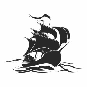 Sticker De Perete Pirate Ship Jolly Roger - Img 2