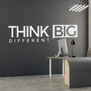 Sticker De Perete Think Big Different - Img 2